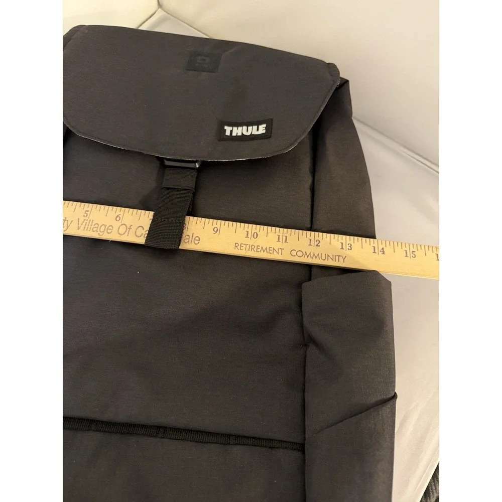 Thule Lithos Unisex Backpack 16L Alaska Black Laptop Bag Work Travel Organizer